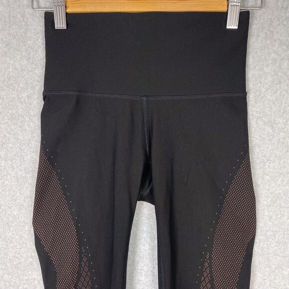 Lululemon Womens 4 Mapped Out High Rise Tight in Black/Ancient Copper - Picture 2 of 7